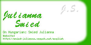 julianna smied business card